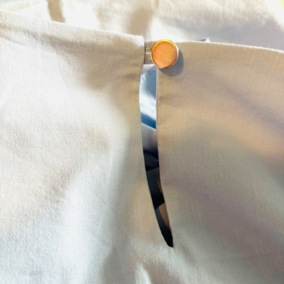 New Classic Trendy Coton Blue Blouse NWT - Picture 5 of 5